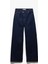Loose Straight Fit Pamuklu Düğme Detaylı Denim Pantolon - Loose Straight Fit Jean 4