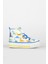 Ada Desenli Erkek Okul Öncesi Beyaz/saks Mavi Sneaker 1