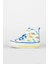 Ada Desenli Erkek Okul Öncesi Beyaz/saks Mavi Sneaker 2