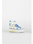 Ada Desenli Erkek Okul Öncesi Beyaz/saks Mavi Sneaker 3