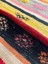 48X114 cm El Dokuma Renkli Kilim, Küçük Boy Çizgili Kilim, Vintage Bohem Stili Ev ve Ofis Kilimi 4