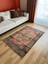106 x 162 cm Küçük Vintage Türk Kilim, Benzersiz Motifli El Dokuma Yün Halı, Retro Tarzı Ev Dekoru 3