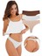 Kadın Fitilli Soft Renkler 3 Lüi Tanga Külot Set - KTS4052 1