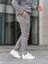Erkek Pantolon , Waffle Kumaş Jogger Pantolon, Soğuk Havalara Uygun, Baharlık, Pamuklu, Günlük Giyim, Rahat Kesim,gri Pantolon,gri Jogger 4