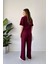 Kısa Kol Basic Takım Bordo 4