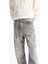 Kemerli Baggy Jean - Gri 2