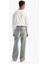 Kemerli Baggy Jean - Gri 5