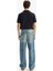 Kemerli Baggy Jean - Mavi 5