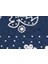 Paisley Unisex Lacivert Bandana 2