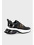 Logolu Deri Kalın Tabanlı Sneaker Ayakkabı Bayan Ayakkabı SS0027 P025 Z99 4