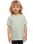 Soft Yeşil Basic Unisex Çocuk Sıfır Yaka Kısa Kollu Tişört 1