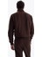 Fermuarlı Sweatshırt - Kahverengi 5