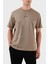 % 100 Pamuk Oversize Bisiklet Yaka Logolu T Shirt Erkek T Shirt 50519368 334 5