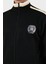 Logo Baskılı Pamuklu Regular Fit Şerit Detaylı Dik Yaka Sweat Erkek Sweat 50510098 001 5
