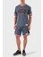 Şeritli Pamuk Relaxed Fit Normal Bel Short Erkek Short 50510163 462 2
