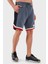 Şeritli Pamuk Relaxed Fit Normal Bel Short Erkek Short 50510163 462 4