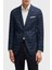 Yün Karışımlı Slim Fit Mono Yaka Kareli Klasik Ceket Erkek Ceket 50535057 404 1