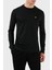 Pamuklu Slim Fit Bisiklet Yaka Uzun Kollu T Shirt Erkek T Shirt EM001703 AF10017 MC184 4
