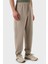 Jakarlı Streç Pamuklu Regular Fit Yüksek Bel Lastikli Paça Jogger Pantolon Erkek Pantolon EM001106 AF13700 U6107 4