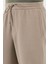 Jakarlı Streç Pamuklu Regular Fit Yüksek Bel Lastikli Paça Jogger Pantolon Erkek Pantolon EM001106 AF13700 U6107 5
