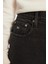 Relaxed Fit Yüksek Bel Dar Paça Jeans Bayan Kot Pantolon DW0DW20369 1bz 4