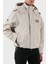 Logolu Regular Fit Taşınabilir Askılı Çıkarılabilir Kapüşonlu Mont Erkek Mont EM001278 AF13770 U1098 1