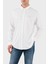 Pamuk Regular Fit Düğmeli Yaka Logolu Gömlek Erkek Gömlek 50533163 100 5