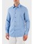 Pamuk Regular Fit Düğmeli Uzun Kollu Gömlek Erkek Gömlek EM001537 AF14341 F9060 4