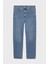 Pamuklu Regular Straight Fit Normal Bel Düz Paça Jeans Erkek Kot Pantolon DM0DM21180 1A5 5