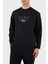 Logo Işlemeli Streç Pamuklu Regular Fit Bisiklet Yaka Sweat Erkek Sweat EM001052 AF10013 MB192 1