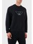 Logo Işlemeli Streç Pamuklu Regular Fit Bisiklet Yaka Sweat Erkek Sweat EM001052 AF10013 MB192 4