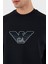 Logo Işlemeli Streç Pamuklu Regular Fit Bisiklet Yaka Sweat Erkek Sweat EM001052 AF10013 MB192 5