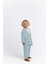 Unisex Keten Blazer Ceket Mavi 1