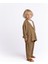 Unisex Keten Blazer Ceket Caramel 2