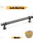 Selçuklu Antik Nikel Metal Kulp 160 mm Mobilya Çekmece Mutfak Dolabı Dolap Kapak Kulpu 1