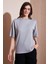 Streç Oversize Fit Bisiklet Yaka T Shirt Bayan T Shirt 5865911 1