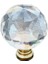 Kristal Tekli Gold Ayak 10 mm Kulp / 6 Adet 1