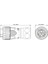 DH24-F0-LC-LC-3M-001 Su Geçirmez Fiber Optik Erkek Konnektör - 3m Kablo 2