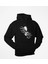 Güğsü Yarıp Çıkan Iskelet Temalı Kapşonlu Sweatshirt 1