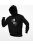 Güğsü Yarıp Çıkan Iskelet Temalı Kapşonlu Sweatshirt 2