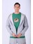 Oversize Arka Baskı Detaylı Fermuarlı Sweatshirt 1