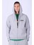Oversize Arka Baskı Detaylı Fermuarlı Sweatshirt 3