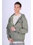 Oversize Arka Baskı Detaylı Fermuarlı Sweatshirt 1
