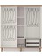 100 Mdf-Aytaşı-Bohem Robe 5 Kapaklı Aynalı Gardırop 2