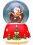 Noel Kristal Top Müzik Kutusu Noel Ağacı Yaşlı Adam Kristal Top Dekorasyon Hediye Süsleri Noel Hediyesi (Yurt Dışından) 1