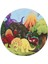 36 Parça, 42CM Çapında 3mm Ahşap Üstüne Dinazor Temalı Puzzle 5