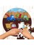 36 Parça, 42CM Çapında 3mm Ahşap Üstüne Iş Makinası Temalı Puzzle 1