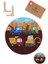 36 Parça, 42CM Çapında 3mm Ahşap Üstüne Iş Makinası Temalı Puzzle 3