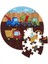 36 Parça, 42CM Çapında 3mm Ahşap Üstüne Iş Makinası Temalı Puzzle 4