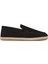 Erkek Siyah Süet Deri Espadril 25SFD660210 1